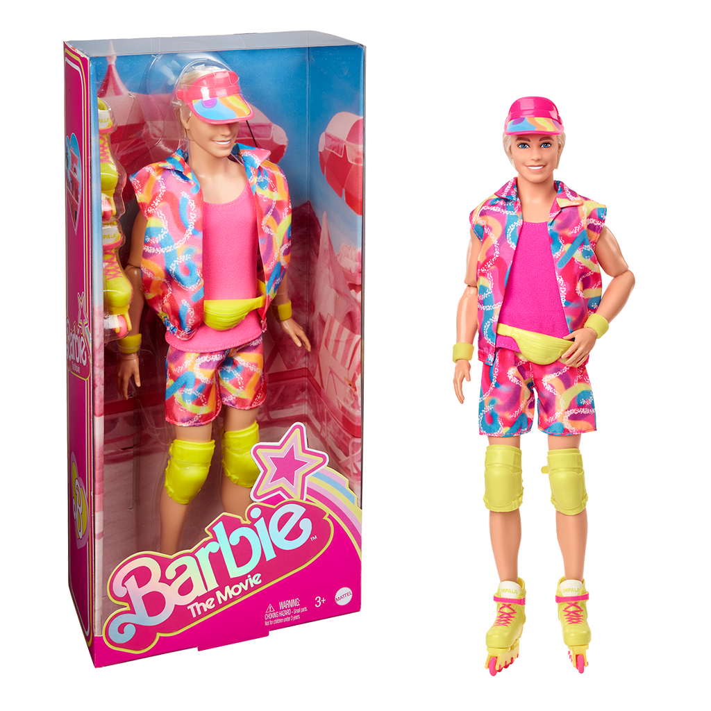 Barbie Movie Collectible Ken Doll in Inline Skating Outfit