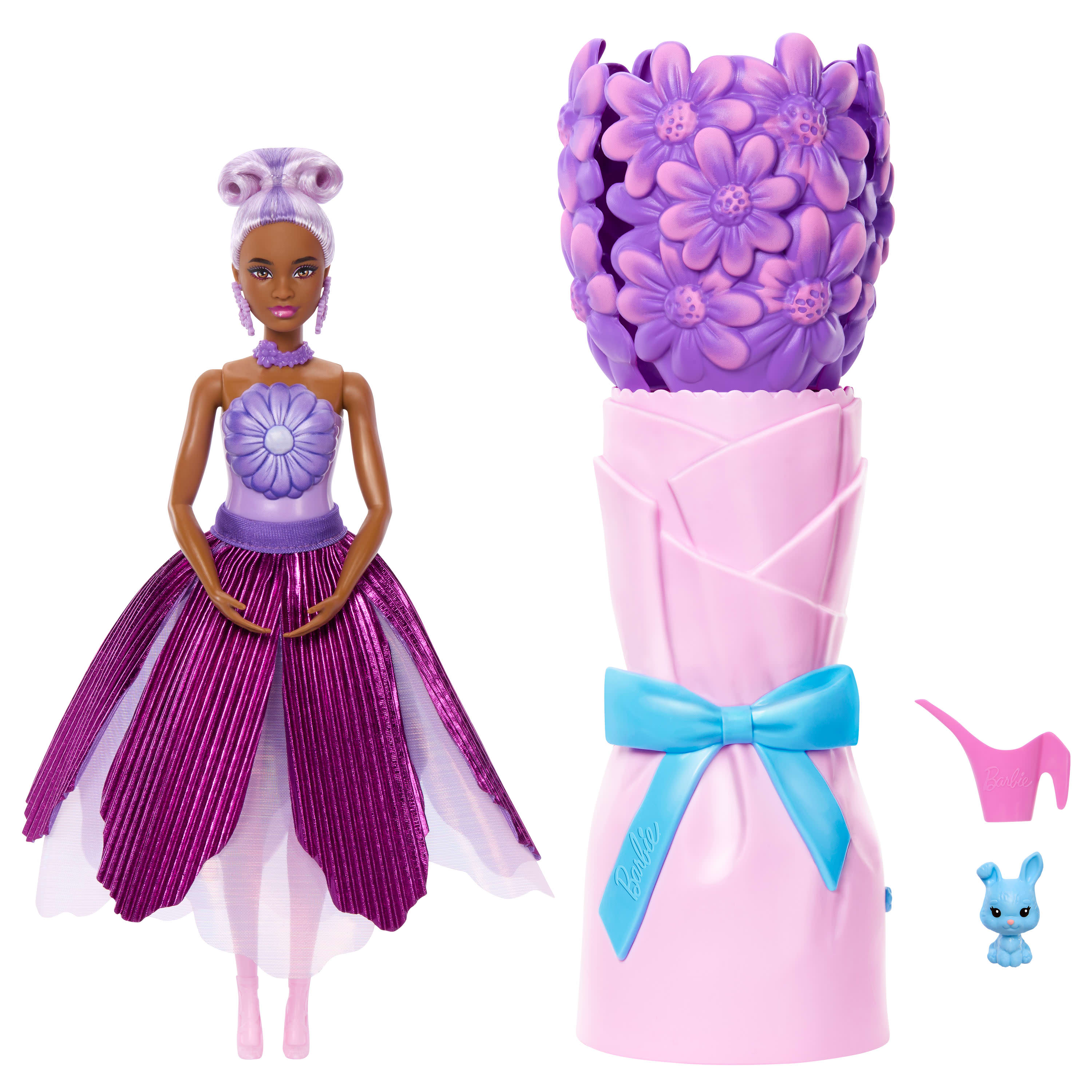 Barbie Petal Pop Doll And Accessories