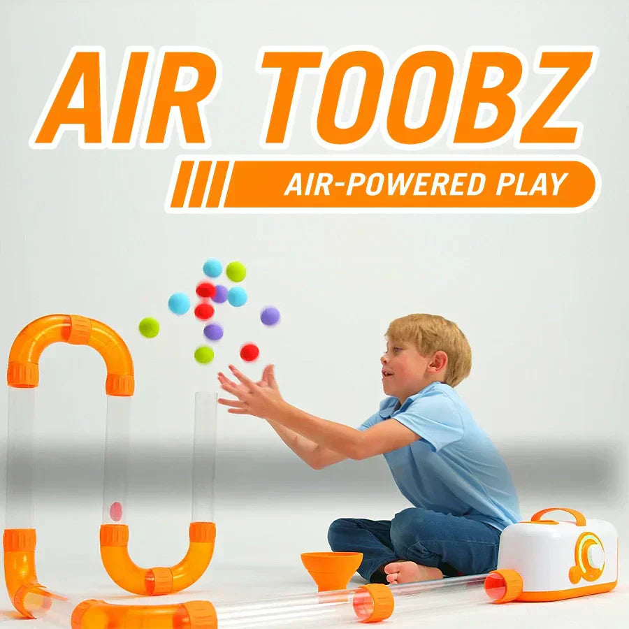 Air Toobz STEM Construction Set – Creative Air-Powered Building Fun for Kids